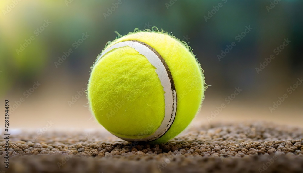 new tennis ball on background file