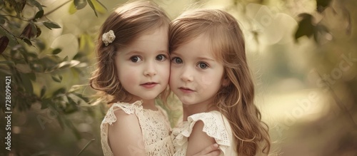 Adorable White Two Girls Posing: Cute, Cute, Cute