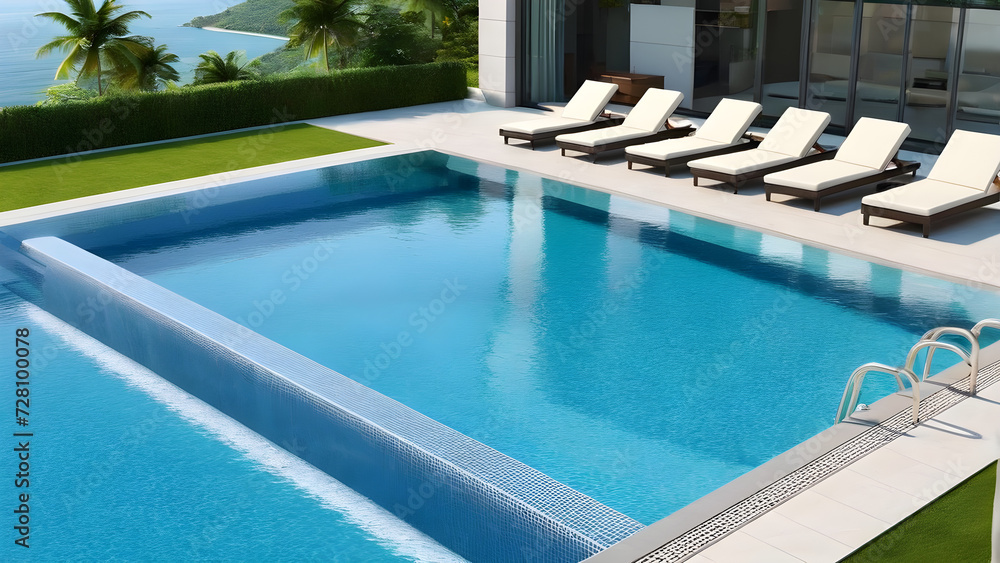 Obraz premium swimming pool,Generative AI