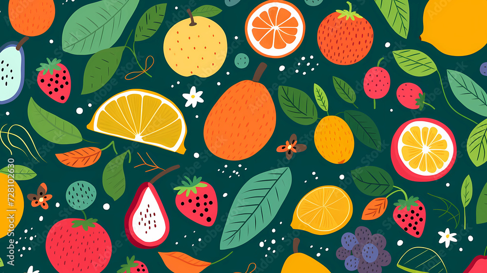 Playful Fruit Pattern Playful Fruit Pattern