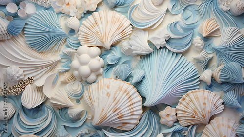 Calming Ocean Waves and Seashells