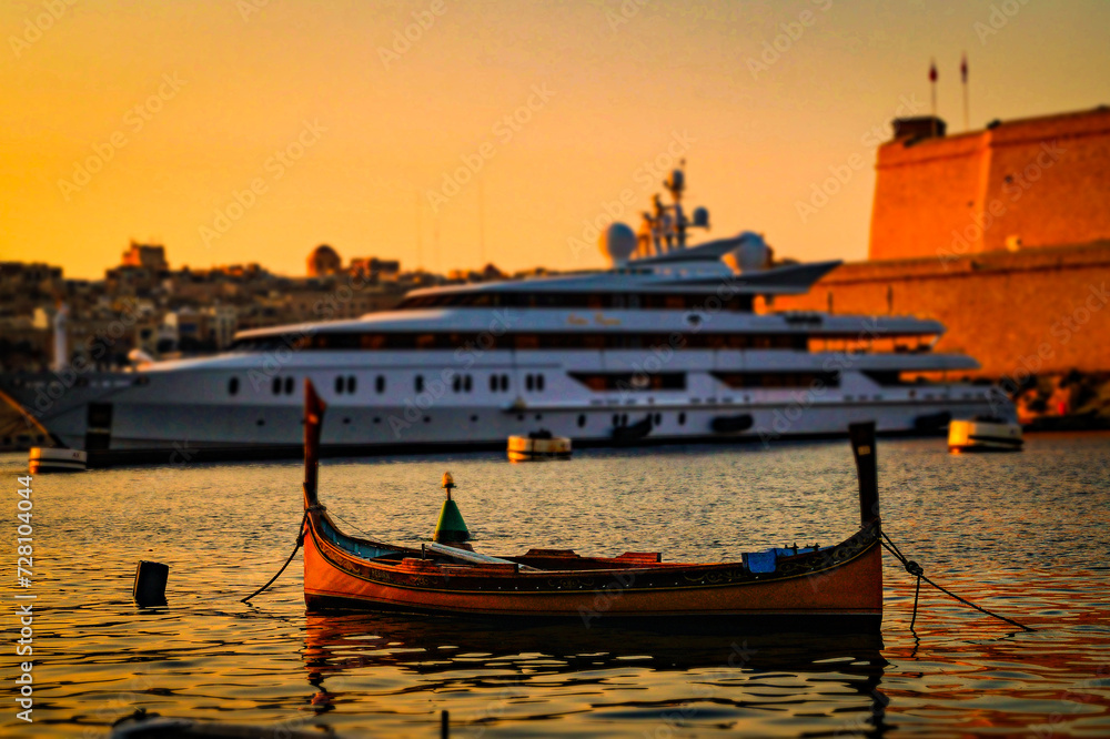 Im Hafen von Valletta fotografiert