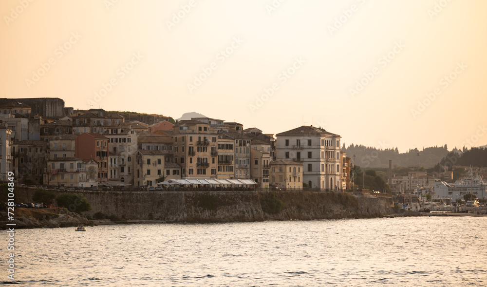 view of the town of Corfu