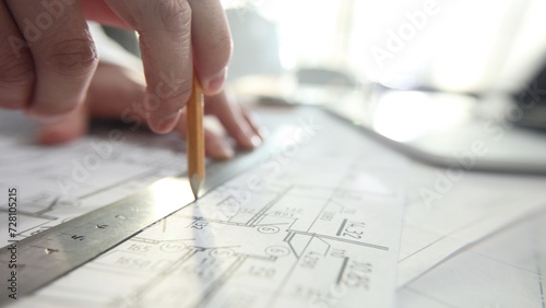 Drawing drawings and house layout