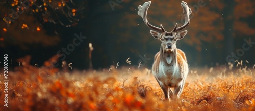 Wildlife Photography: Majestic Deer Roaming Freely in the Wild