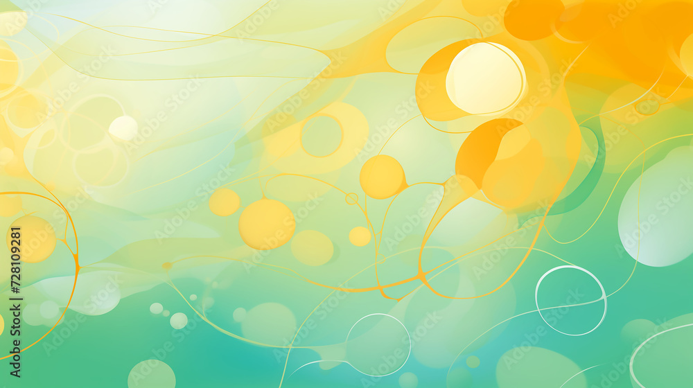 A Green and light orange abstract background A Green and light orange abstract background
