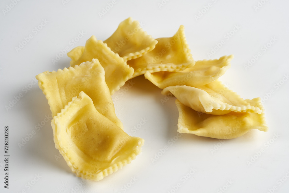 Tortelli italian stuffed pasta with cheese Tortelli italian stuffed pasta with cheese