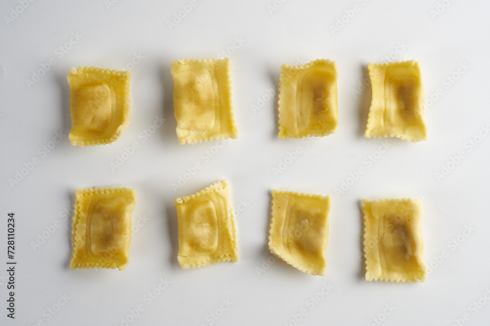 Tortelli italian stuffed pasta with cheese