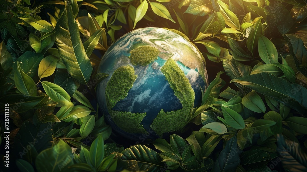 A verdant world nestled within the intricate folds of a leaf, its delicate sphere of artistry brimming with vibrant plant life and endless wonder A verdant world nestled within the intricate folds of a leaf, its delicate sphere of artistry brimming with vibrant plant life and endless wonder