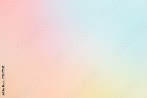 パステルカラーのグラデーション・混色のシンプルな背景素材・ぼかし・ピンクとブルー
 photo