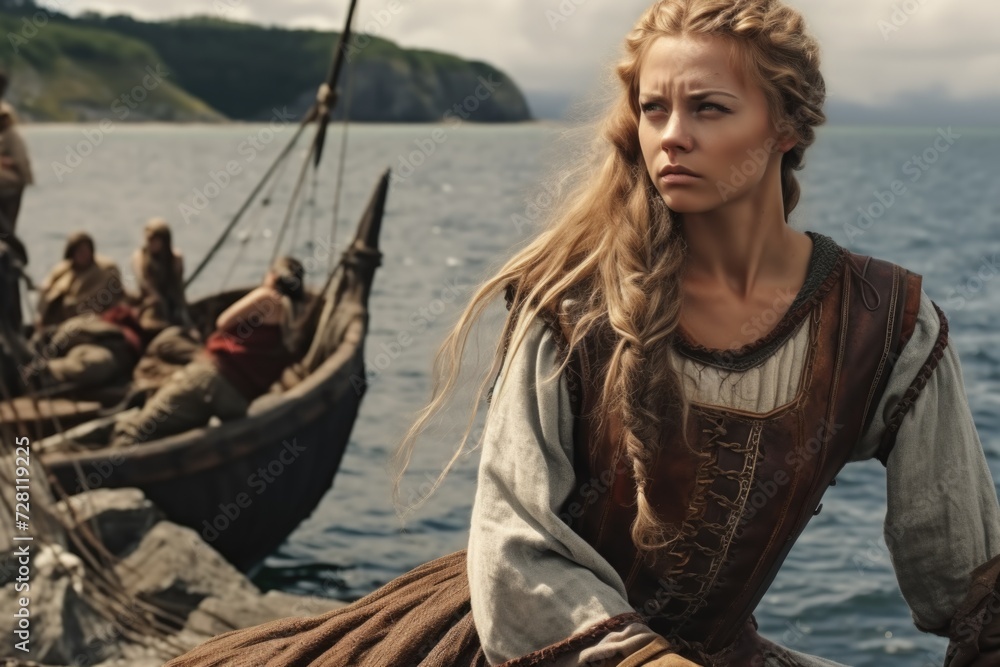 Bold female viking: a glimpse into the fierce world of Nordic shieldmaidens, showcasing strength, bravery, and the untold stories of Viking warrior women in the pages of history and myth. Bold female viking: a glimpse into the fierce world of Nordic shieldmaidens, showcasing strength, bravery, and the untold stories of Viking warrior women in the pages of history and myth.