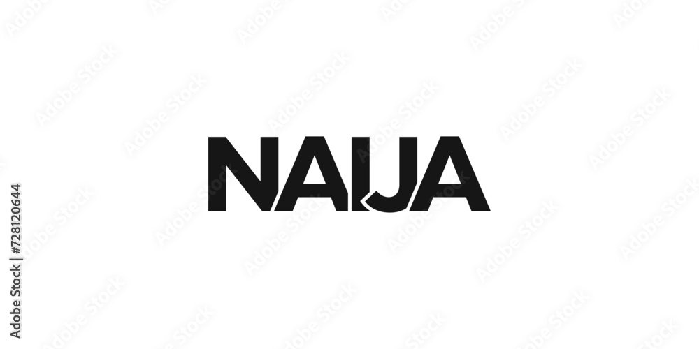 Nigeria emblem. The design features a geometric style, vector illustration with bold typography in a modern font. The graphic slogan lettering. Nigeria emblem. The design features a geometric style, vector illustration with bold typography in a modern font. The graphic slogan lettering.