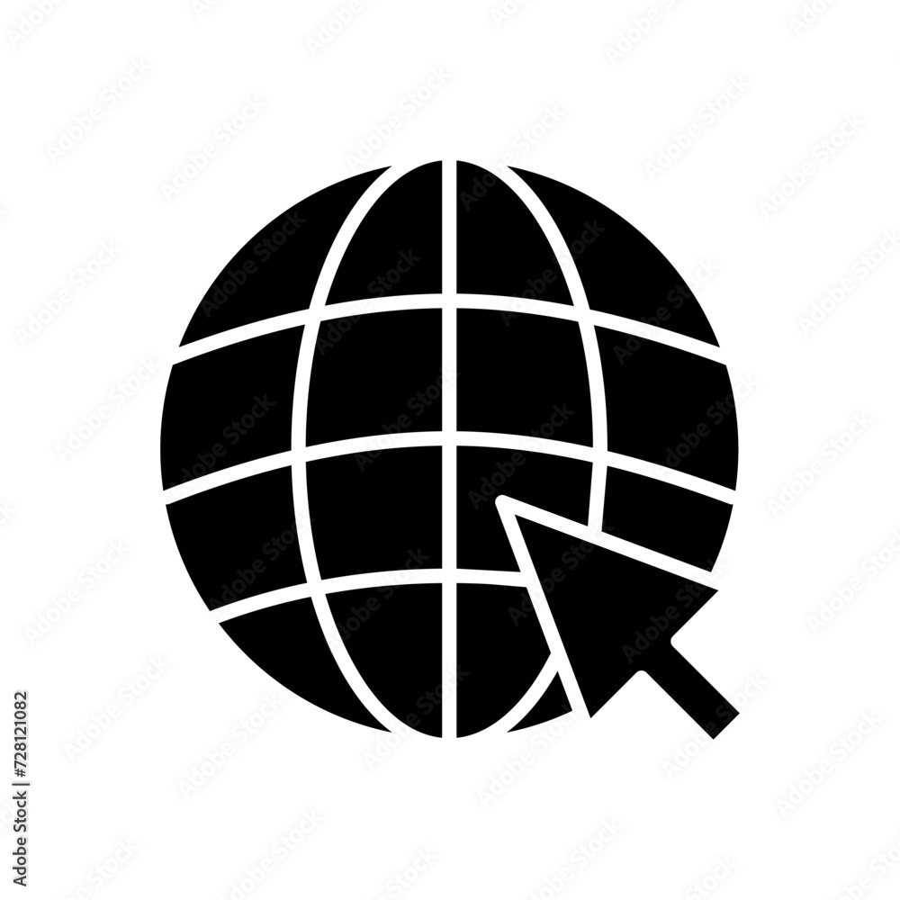 Web icon vector. go to web icon. web click icon Web icon vector. go to web icon. web click icon