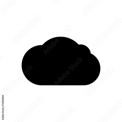 cloud icon vector. cloud vector icon