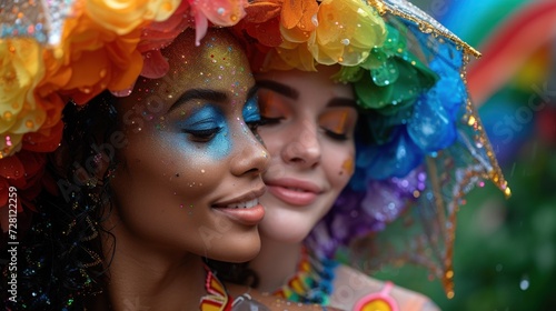 Colorful Carnival Beauty