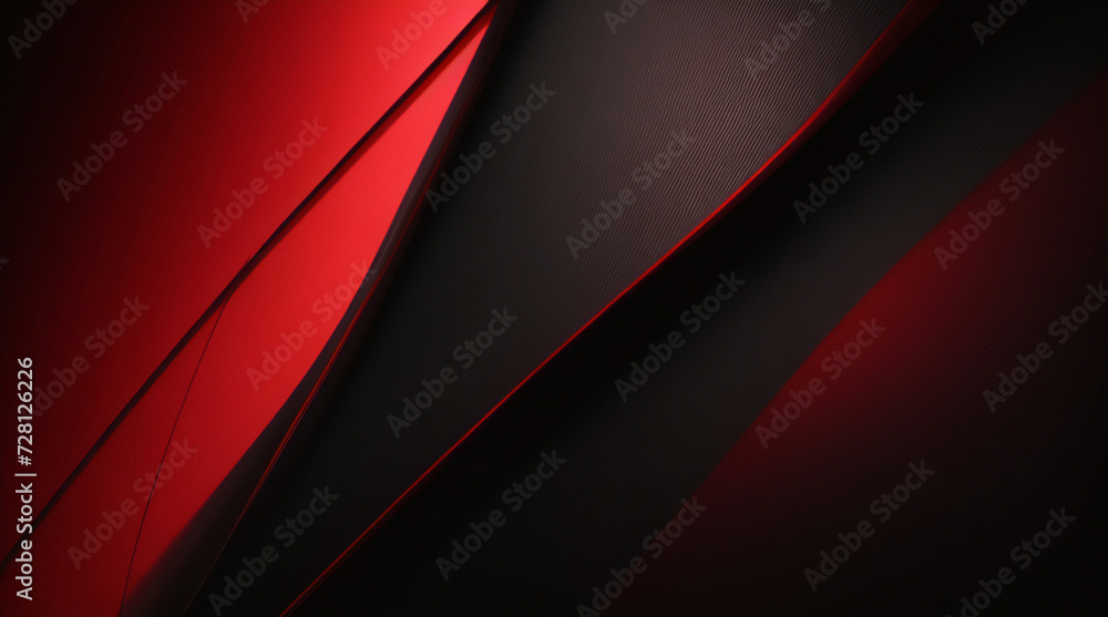 3D red gray techno abstract background overlap layer on dark space with rough decoration. Modern graphic design element cutout shape style concept for web banners, flyer, card, or brochure cover.