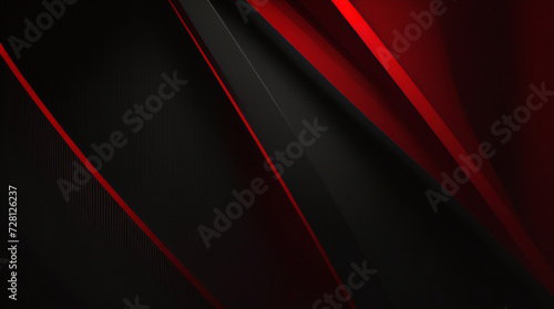 3D red gray techno abstract background overlap layer on dark space with rough decoration. Modern graphic design element cutout shape style concept for web banners, flyer, card, or brochure cover.