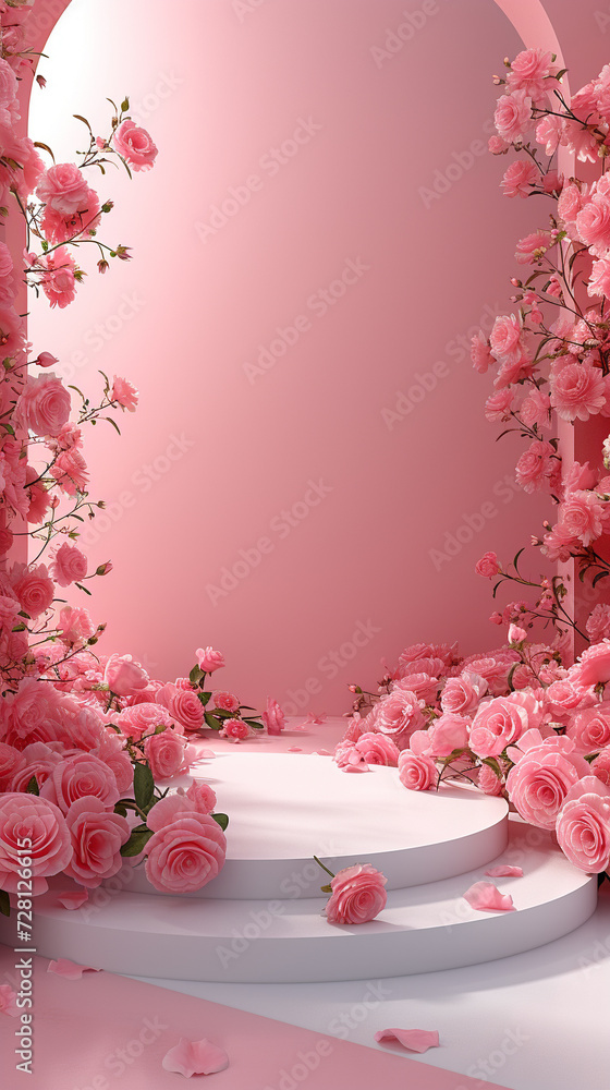pink rose petals on a wooden background pink rose petals on a wooden background