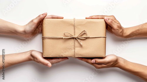 hand holding a gift box © Wendelin