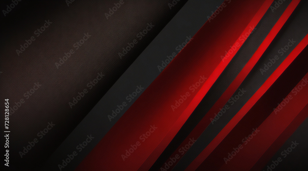 Obraz premium 3D red gray techno abstract background overlap layer on dark space with rough decoration. Modern graphic design element cutout shape style concept for web banners, flyer, card, or brochure cover.