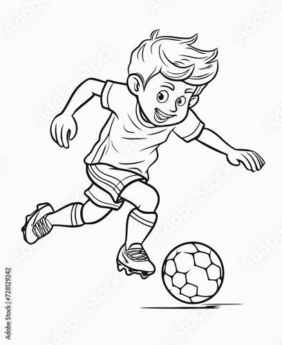 football player kicking ball © Gblack