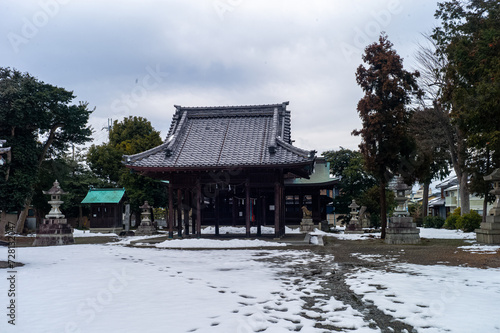 Wallpaper Mural Japanese temple in the snow Torontodigital.ca