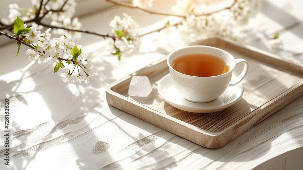 Spring Renewal: Crystal, Cherry Blossom, and Herbal Tea
Spring Renewal: Crystal, Cherry Blossom, and Herbal Tea