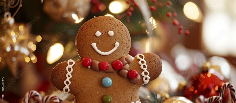 Christmas Decorations Featuring a Gingerbread Man: A Whimsical Christmas Decorati