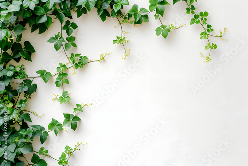 green hibiscus bushes growing in the hive next to a white wall