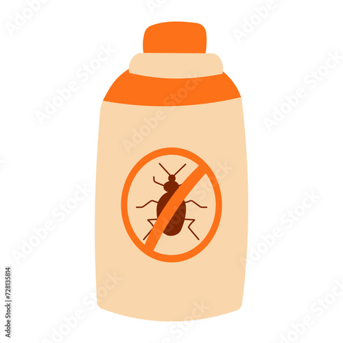insect repellent garden care aerosol spray pests icon element