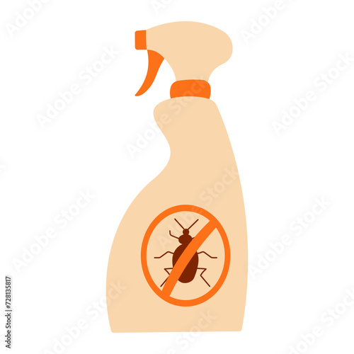 insect repellent garden care aerosol spray pests icon element