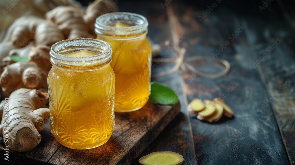Switchel drink. Generative AI Switchel drink. Generative AI