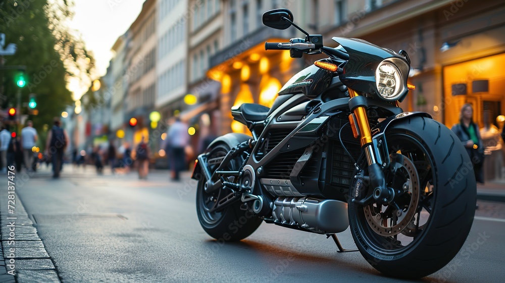 Illustrate a superbike featuring smart helmet integration, where the rider receives augmented reality navigation and performance data in real-time Illustrate a superbike featuring smart helmet integration, where the rider receives augmented reality navigation and performance data in real-time