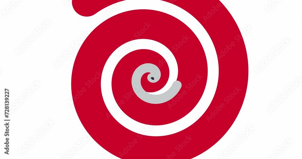 Abstract spiral transition, opener or ending. Loop circle geometric spiral transition on white background. 4K resolution animated transition. Abstract spiral transition, opener or ending. Loop circle geometric spiral transition on white background. 4K resolution animated transition.