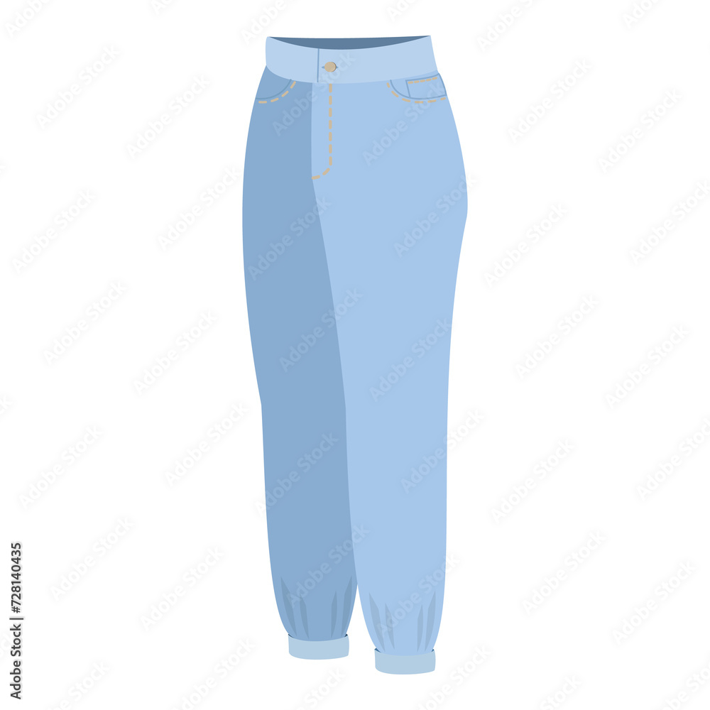 3D Isometric Flat Set of Jeans Styles. Item 6 3D Isometric Flat Set of Jeans Styles. Item 6