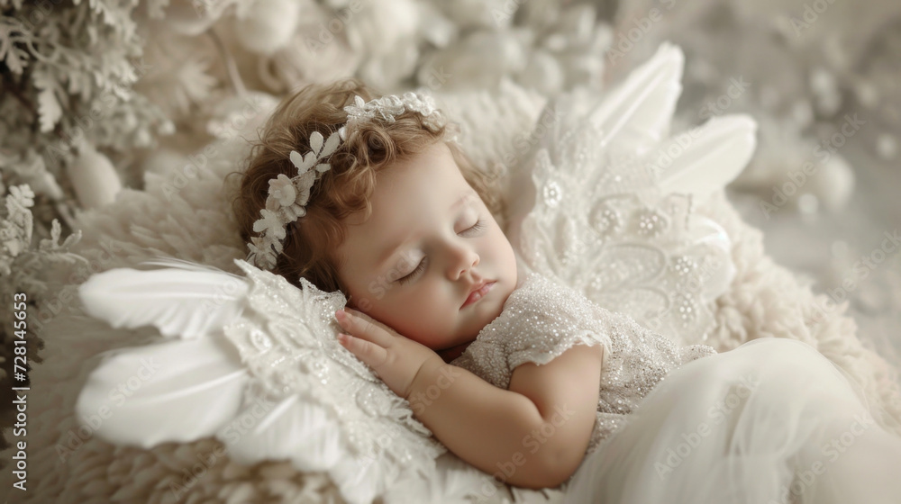 A gentle angel with a gentle voice singing lullabies to a newborn baby and inspiring their parents to create a loving and nurturing environment for their child. A gentle angel with a gentle voice singing lullabies to a newborn baby and inspiring their parents to create a loving and nurturing environment for their child.