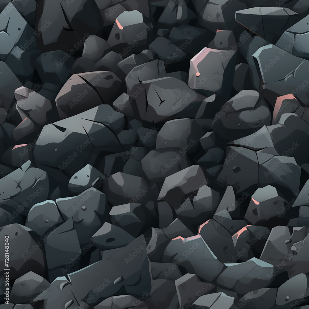 Patrón Textura de Pared o suelo de roca enlosable sin bordes estilo para videojuegos Patrón Textura de Pared o suelo de roca enlosable sin bordes estilo para videojuegos