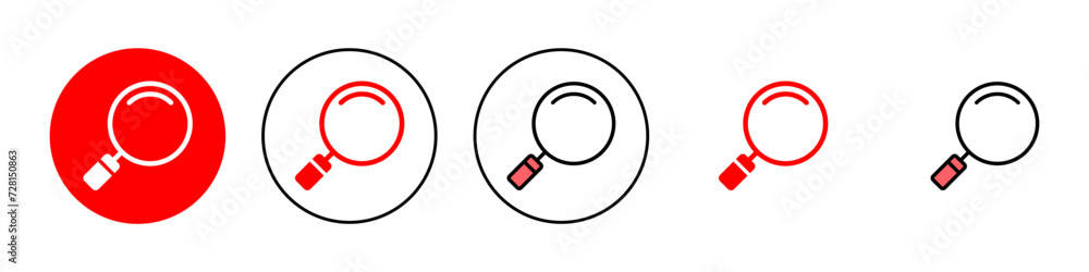 Search icon set illustration. search magnifying glass sign and symbol Search icon set illustration. search magnifying glass sign and symbol