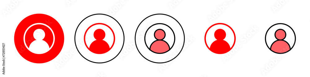 User Icon set illustration. person sign and symbol. people icon. User Icon set illustration. person sign and symbol. people icon.