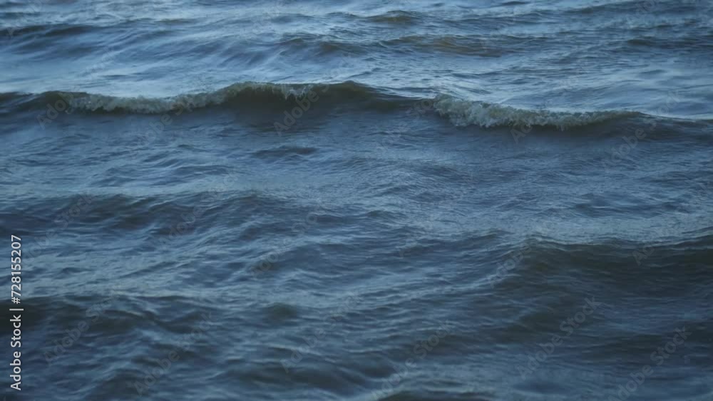BLUE WAVES ON LAKE 4K BLUE WAVES ON LAKE 4K