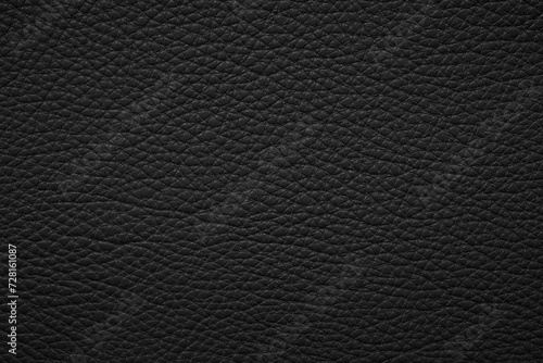 black leather background, natural hide texture closeup