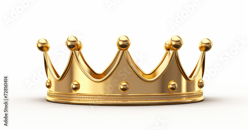 Crown of Purity Unadorned Gold Coronation Headpiece