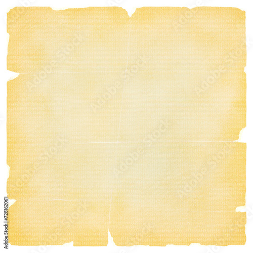 Yellow tattered paper, vintage background