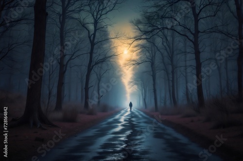 Creep Through Shadows: Haunted Roadway Terror