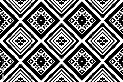 Wallpaper Mural Nature vintages cross stitch traditional ethnic pattern paisley flower Ikat background abstract Aztec African Indonesian Indian seamless pattern for fabric print cloth dress carpet curtains and sarong Torontodigital.ca