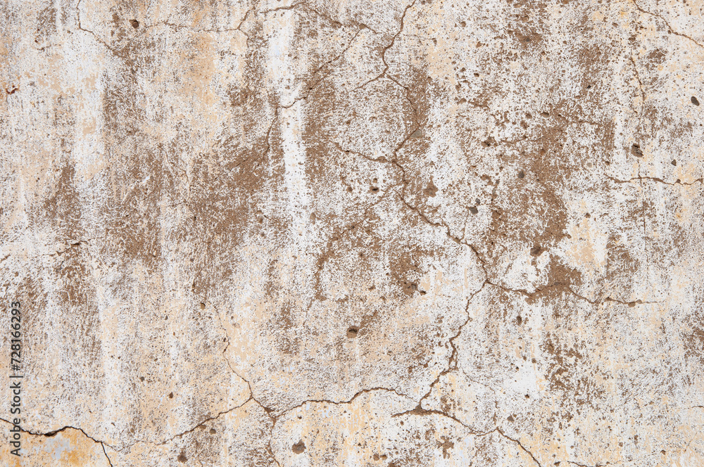 Fototapeta premium Weathered plastered wall background