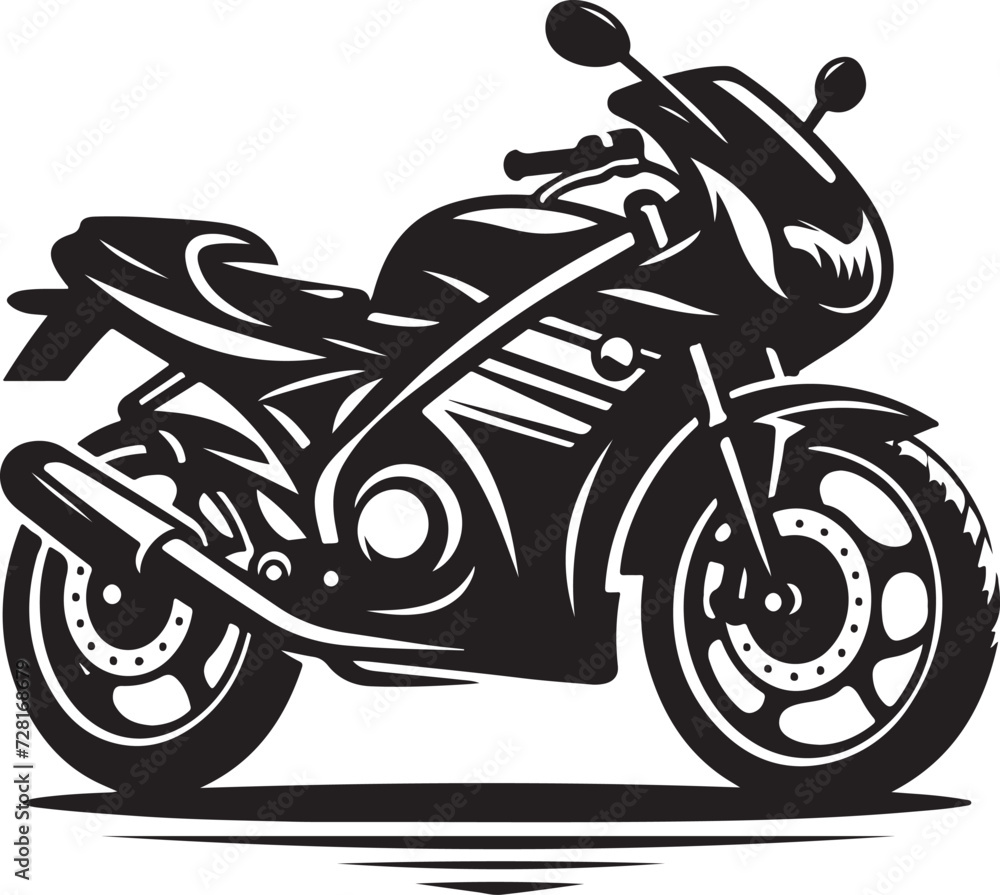 Motorbike vector illustration
