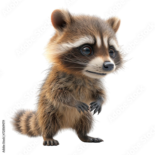 Cute Baby Raccoon © Ariestia