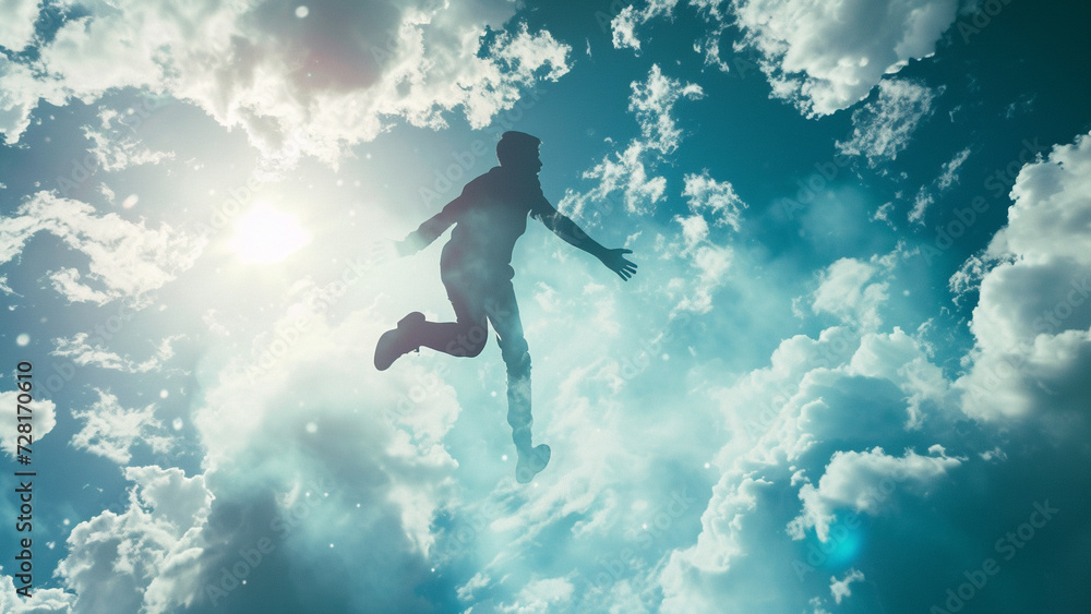 Skyward Soar Silhouette of Freedom and Aspiration Skyward Soar Silhouette of Freedom and Aspiration