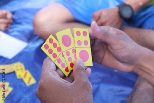 Wallpaper Mural The domino card game in Indonesia is often called gaple or gaplek Torontodigital.ca